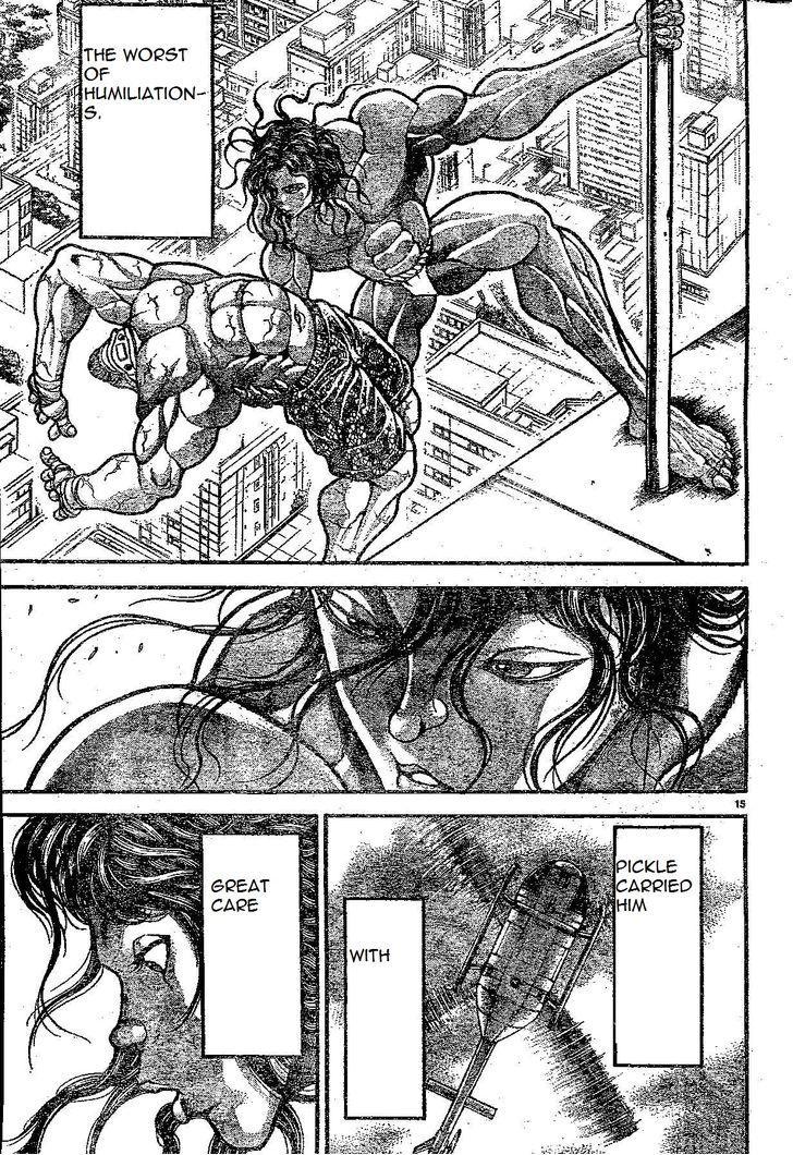Hanma Baki Vol.19 Chapter 153 page 15 - Vol.19 Chapter 153: Early Sacrifice