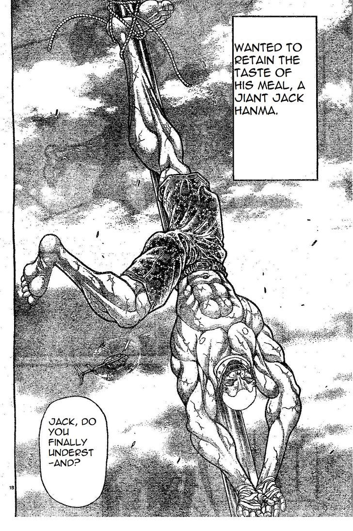 Hanma Baki Vol.19 Chapter 153 page 18 - Vol.19 Chapter 153: Early Sacrifice