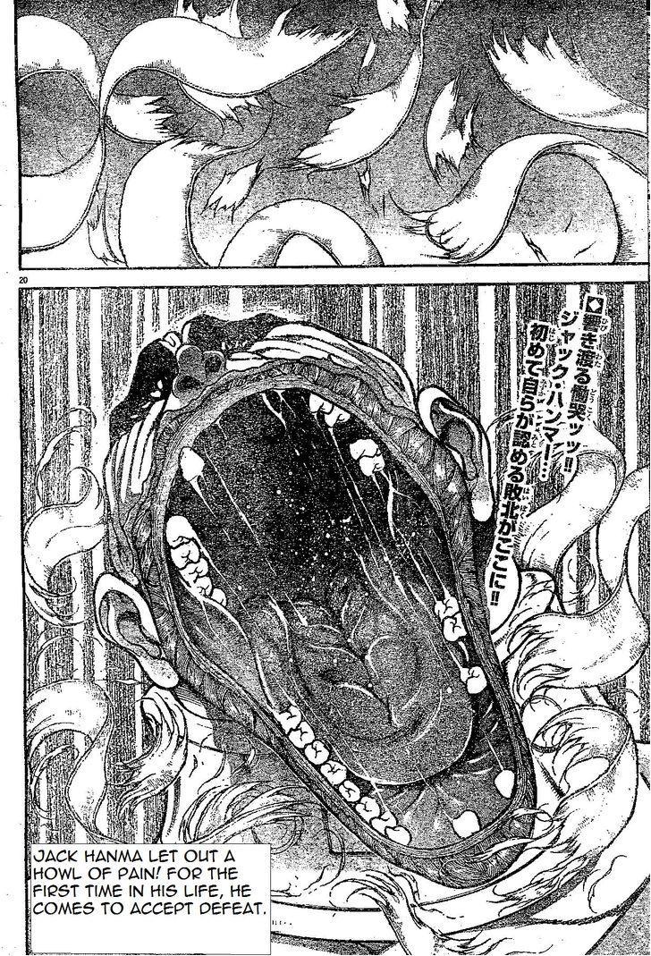Hanma Baki Vol.19 Chapter 153 page 20 - Vol.19 Chapter 153: Early Sacrifice