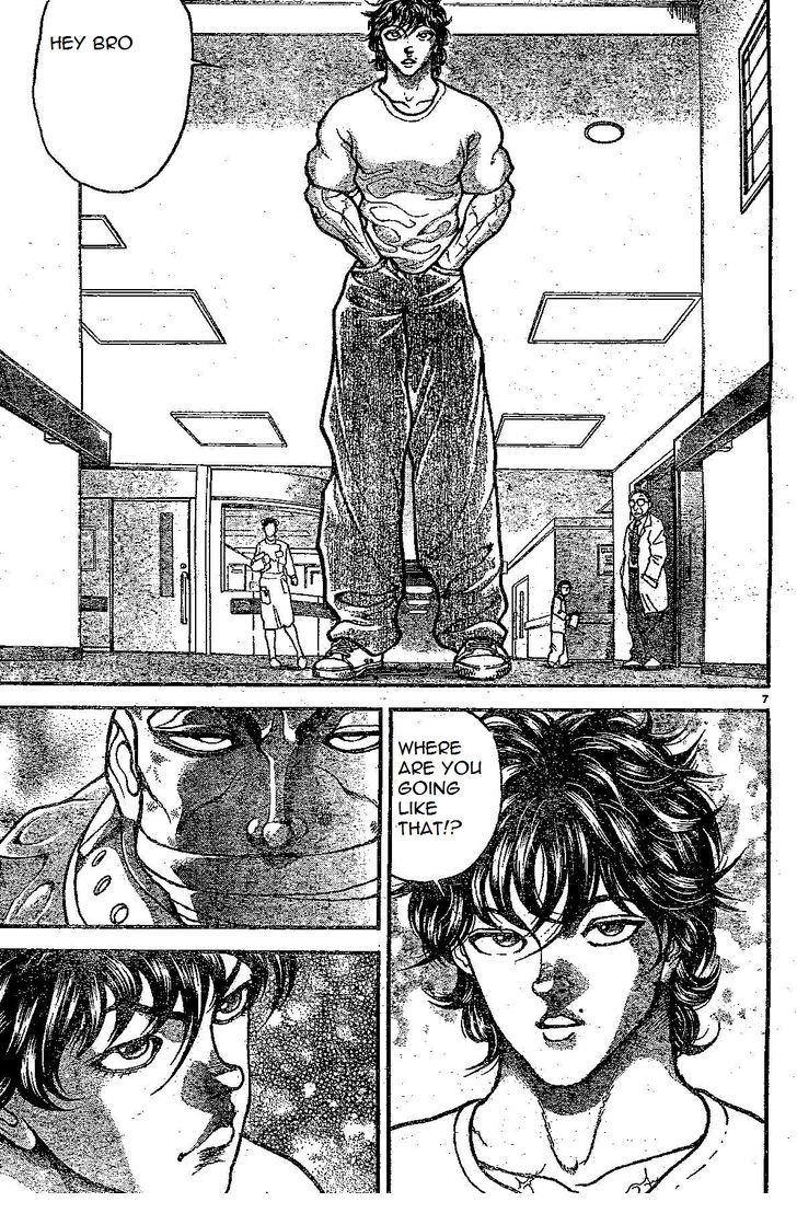 Hanma Baki Vol.19 Chapter 153 page 7 - Vol.19 Chapter 153: Early Sacrifice