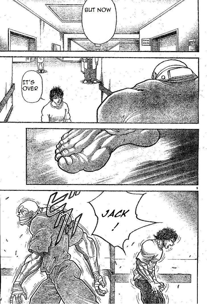 Hanma Baki Vol.19 Chapter 153 page 9 - Vol.19 Chapter 153: Early Sacrifice