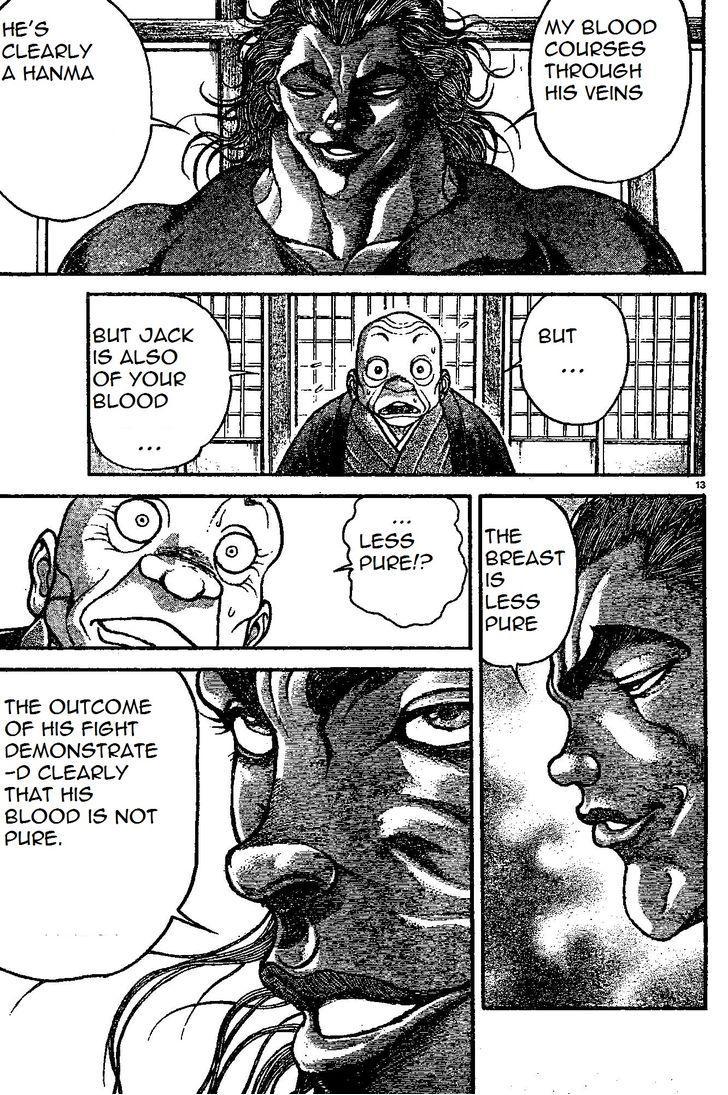 Hanma Baki Chapter 19.154 page 13 - Vol.19 Chapter 154: Genealogy of Hanma