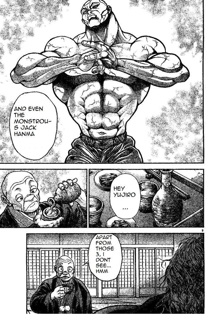 Hanma Baki Chapter 19.154 page 9 - Vol.19 Chapter 154: Genealogy of Hanma