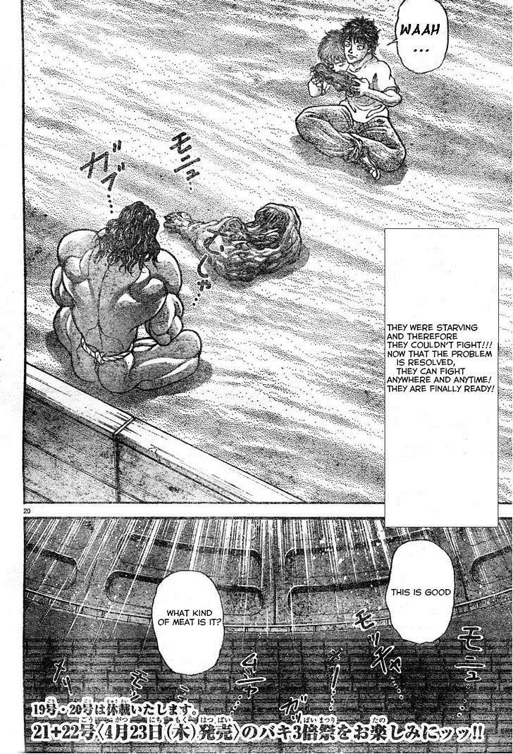 Hanma Baki Vol.19 Chapter 155 page 20 - Vol.19 Chapter 155: Samegai Satoru