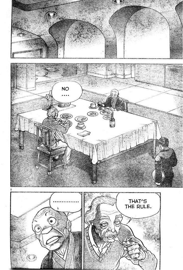 Hanma Baki Vol.19 Chapter 155 page 8 - Vol.19 Chapter 155: Samegai Satoru