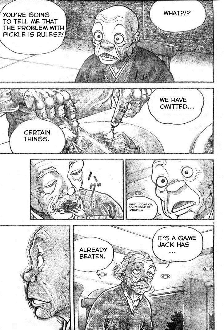 Hanma Baki Vol.19 Chapter 155 page 9 - Vol.19 Chapter 155: Samegai Satoru