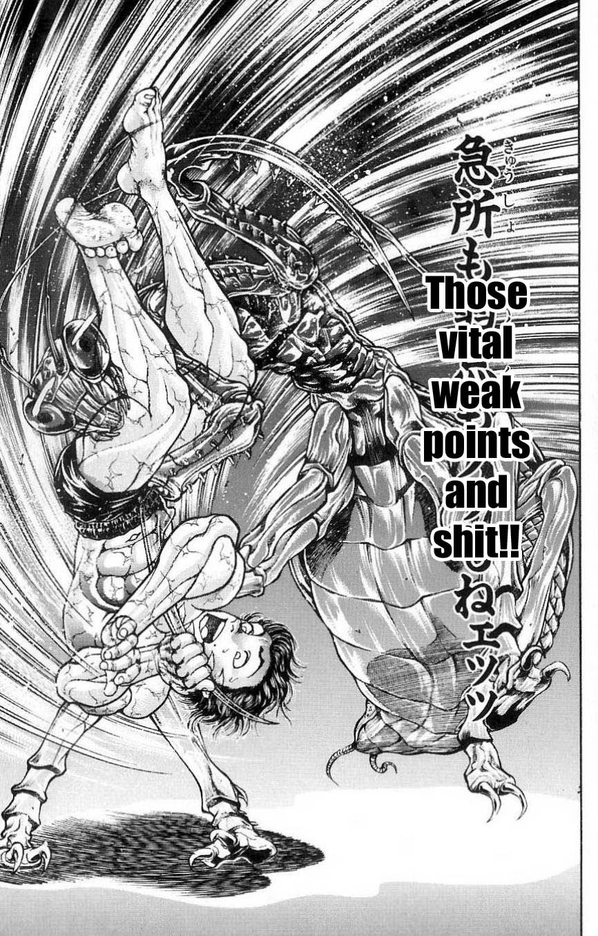 Hanma Baki Chapter 2.11 page 14 - Vol.2 Chapter 11: Human and Insect
