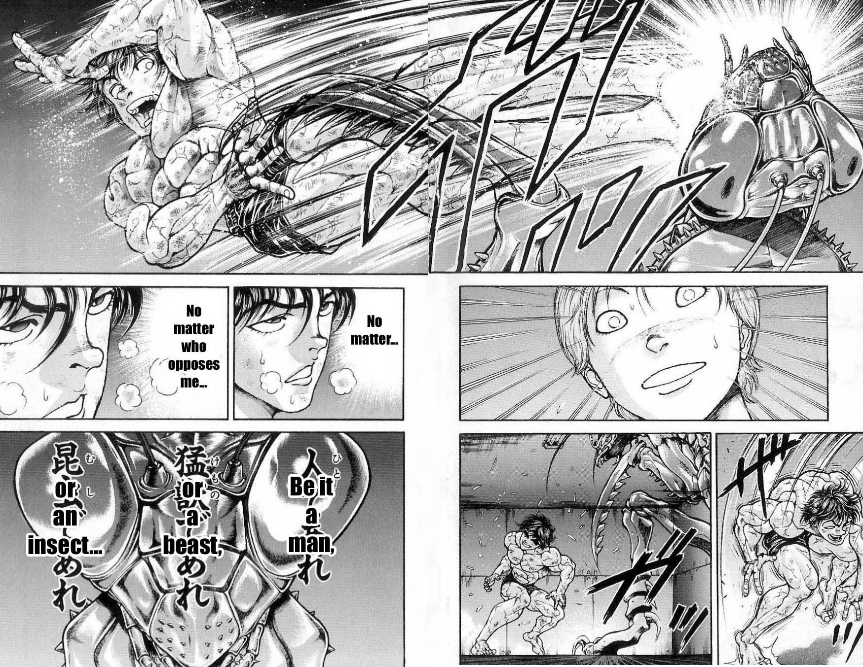 Hanma Baki Chapter 2.11 page 8 - Vol.2 Chapter 11: Human and Insect