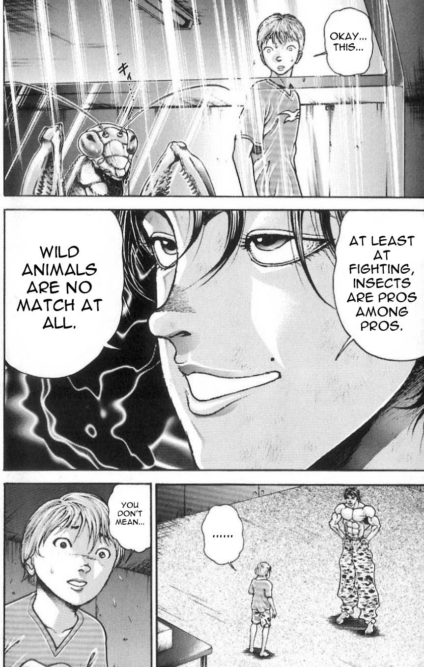 Hanma Baki Chapter 2.8 page 12 - Vol.2 Chapter 8: The Battle Begins