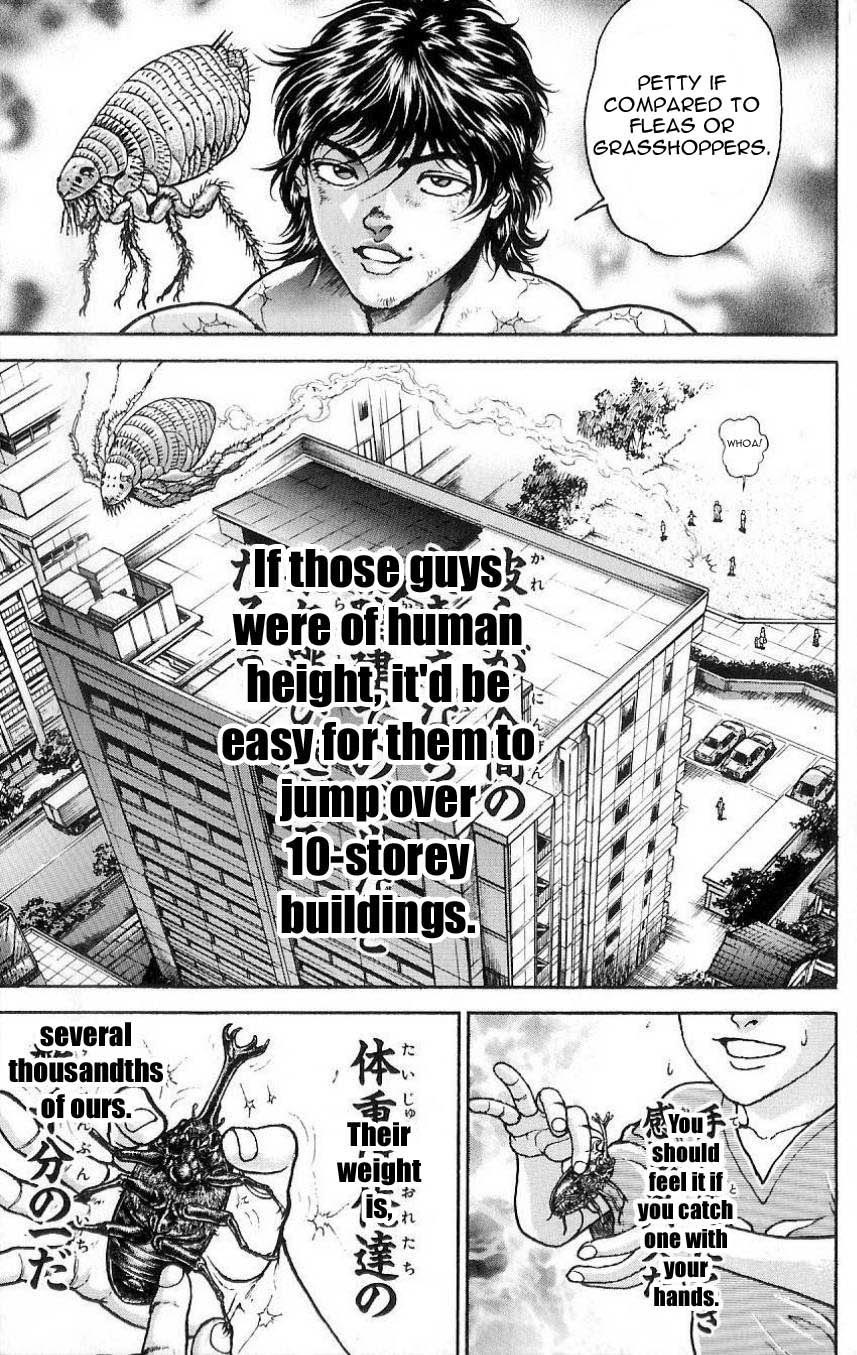 Hanma Baki Chapter 2.8 page 15 - Vol.2 Chapter 8: The Battle Begins