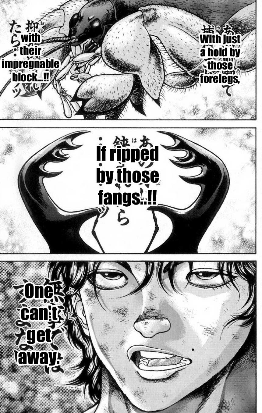 Hanma Baki Chapter 2.8 page 17 - Vol.2 Chapter 8: The Battle Begins