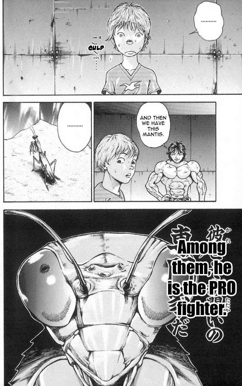 Hanma Baki Chapter 2.8 page 18 - Vol.2 Chapter 8: The Battle Begins