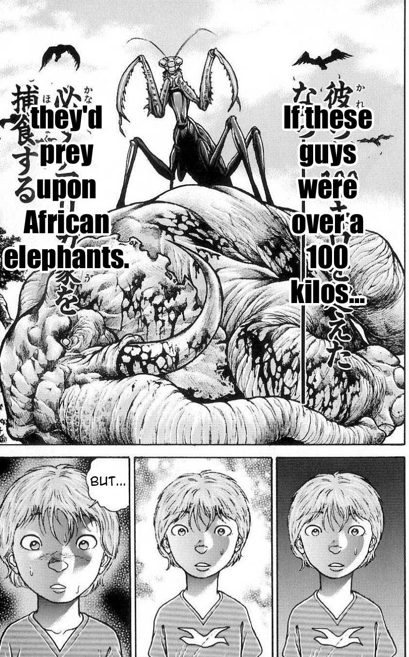 Hanma Baki Chapter 2.8 page 21 - Vol.2 Chapter 8: The Battle Begins