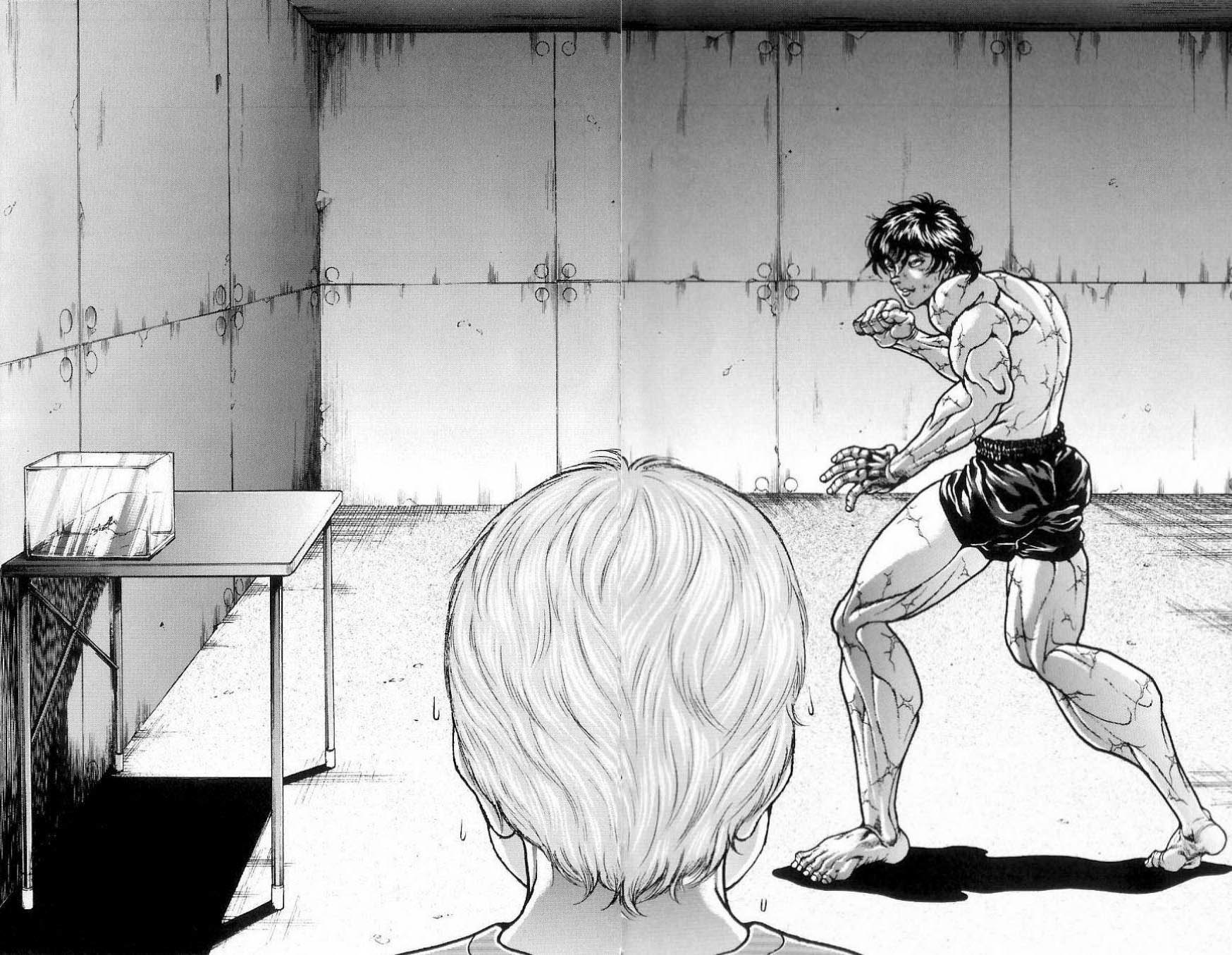 Hanma Baki Chapter 2.8 page 25 - Vol.2 Chapter 8: The Battle Begins