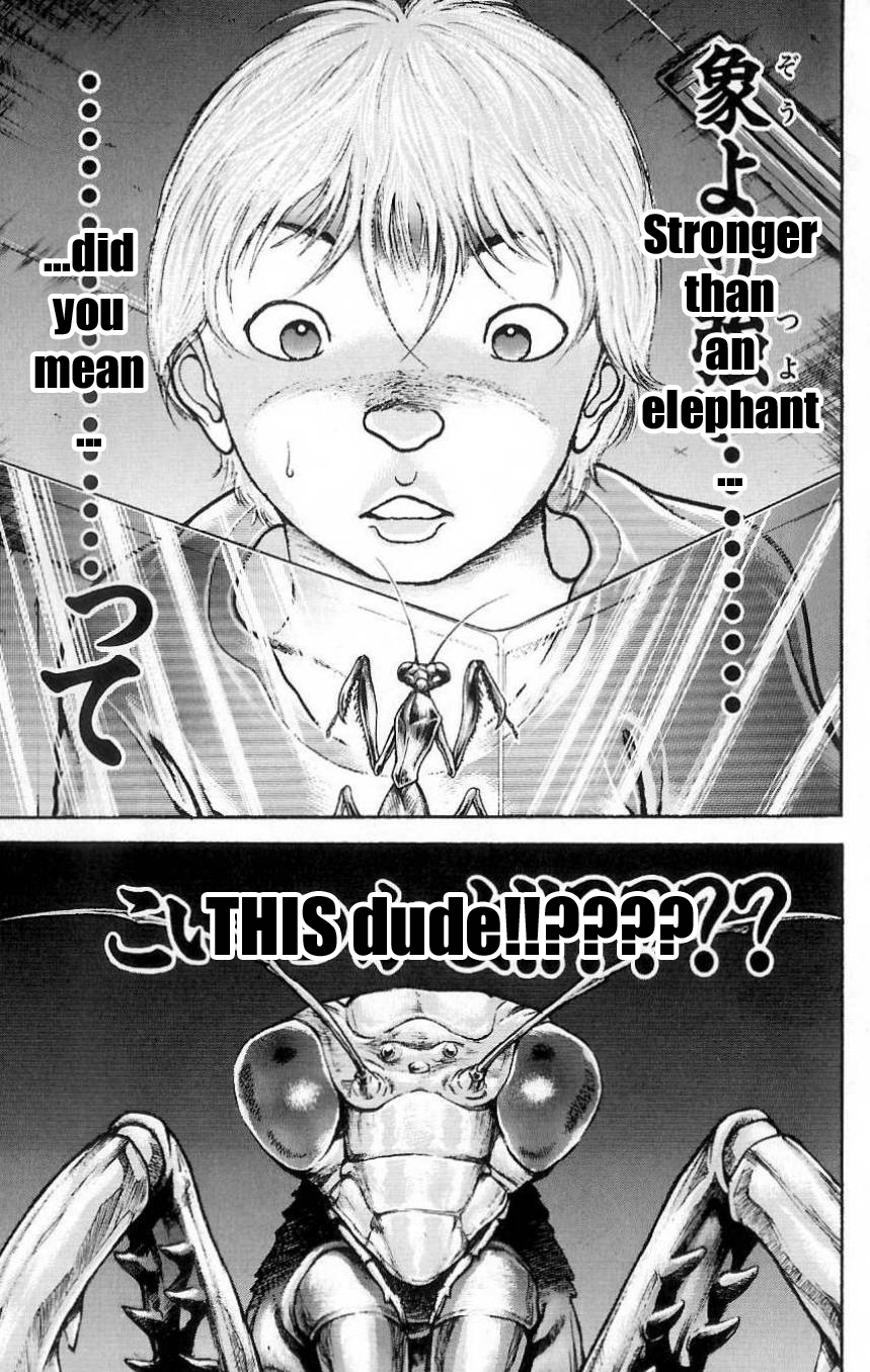 Hanma Baki Chapter 2.8 page 9 - Vol.2 Chapter 8: The Battle Begins