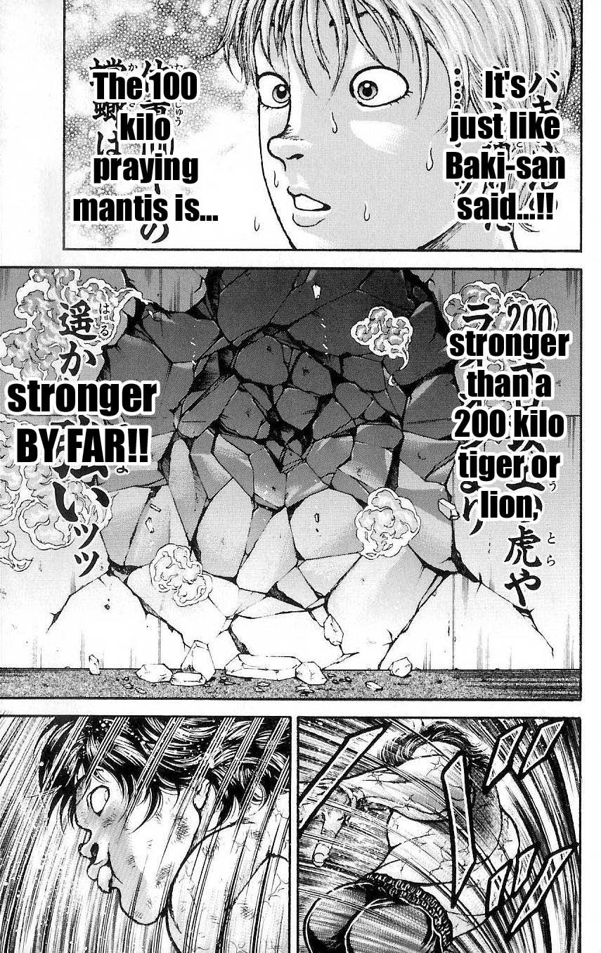 Hanma Baki Chapter 2.9 page 13 - Vol.2 Chapter 9: Different Species' Bare-handed Fight