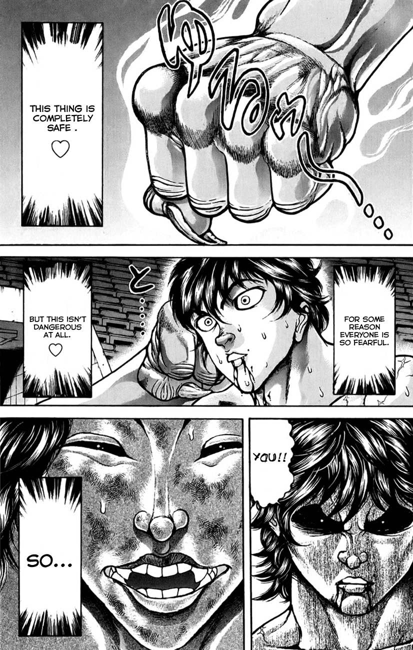 Hanma Baki Chapter 20.161 page 16 - Vol.20 Chapter 161: Safety Products