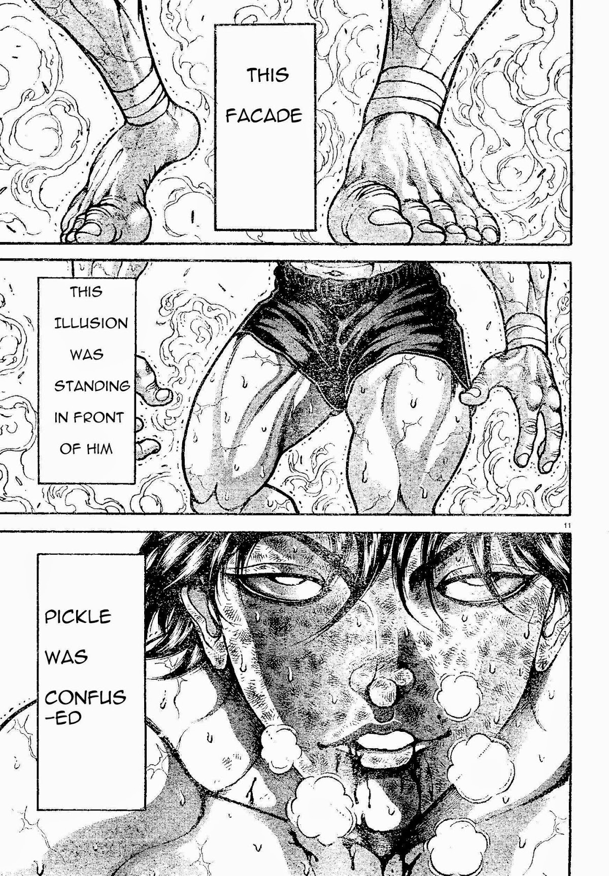 Hanma Baki Chapter 20.162 page 10 - Vol.20 Chapter 162: Weak Food Strong Meat