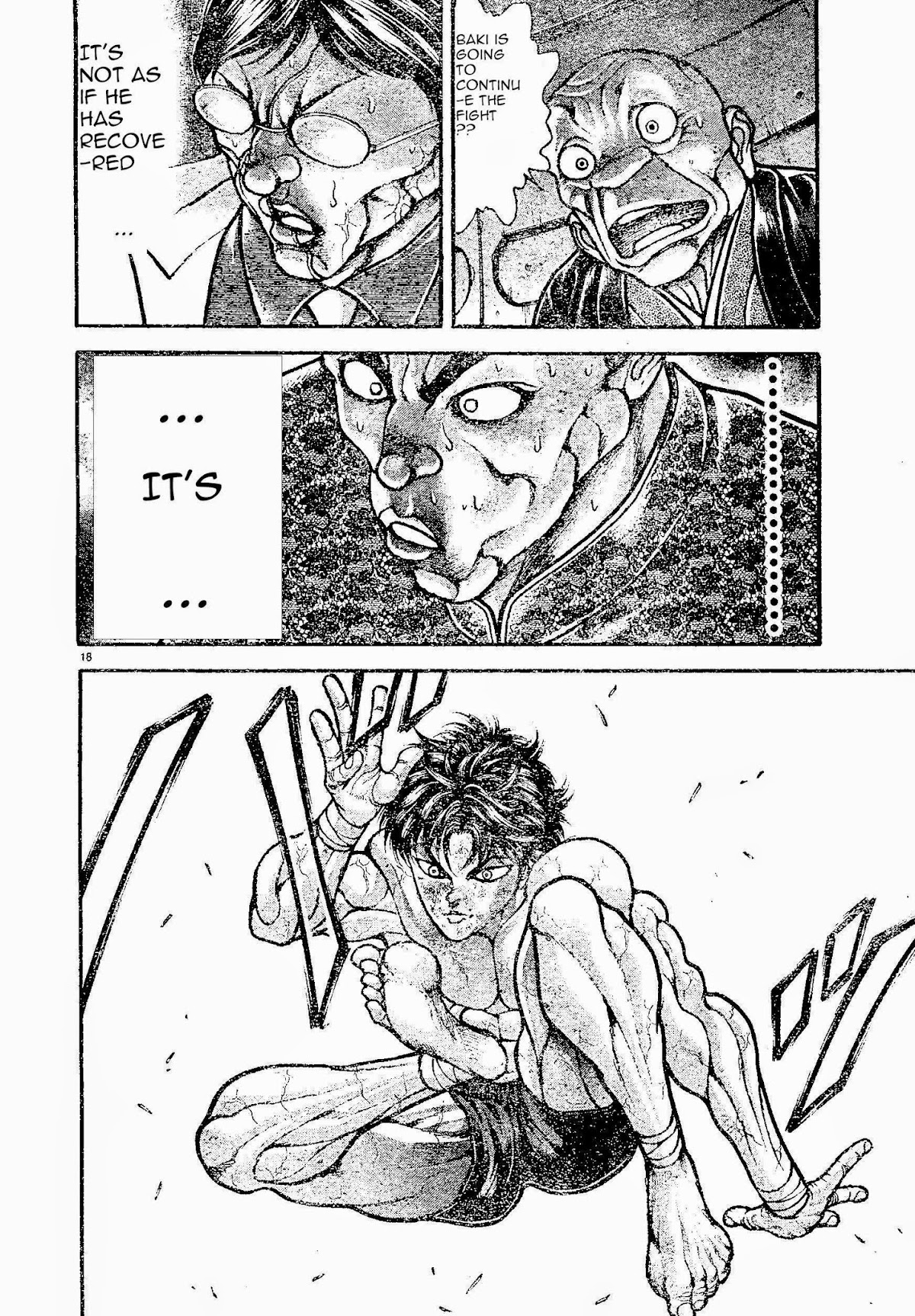 Hanma Baki Chapter 20.162 page 16 - Vol.20 Chapter 162: Weak Food Strong Meat