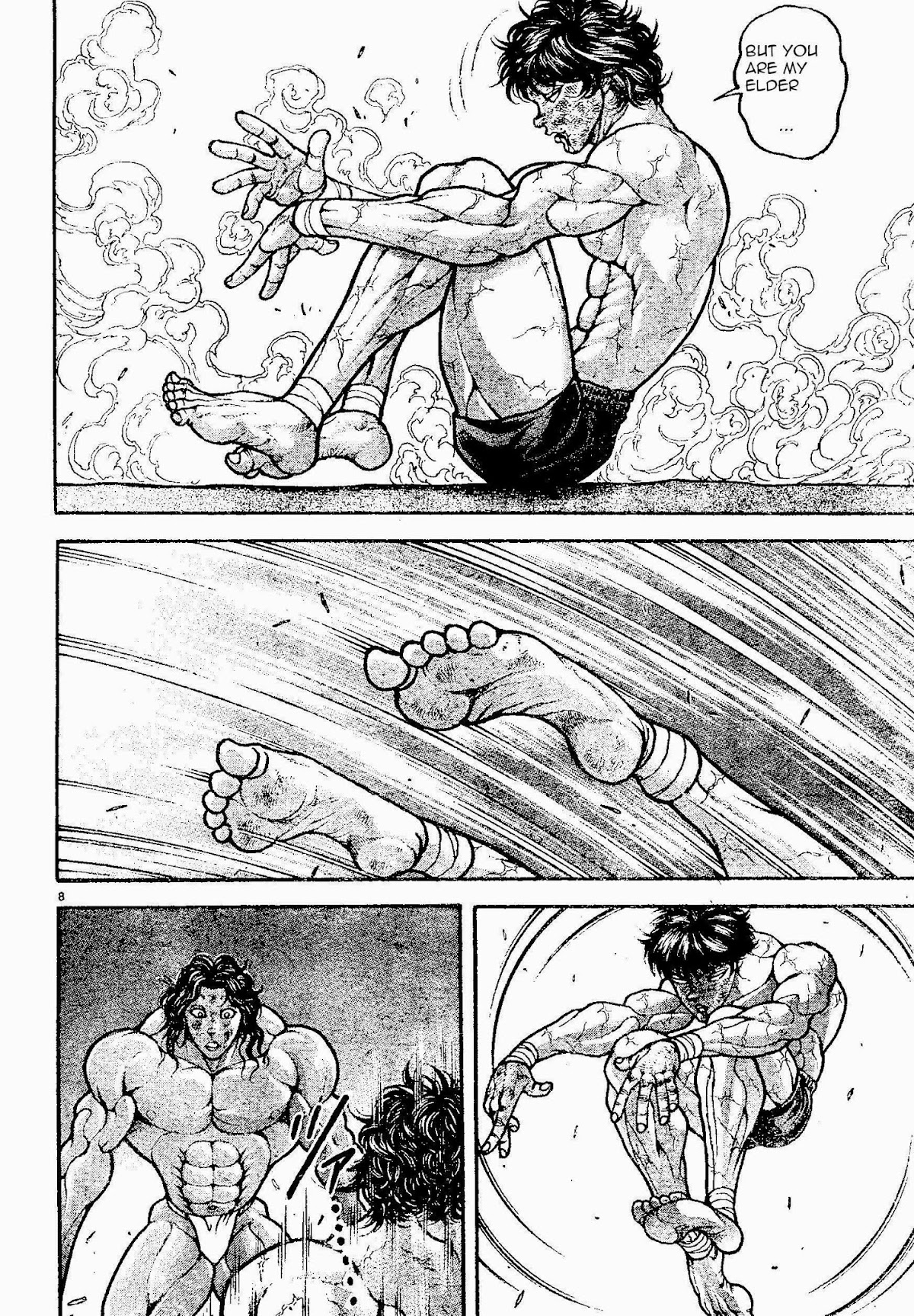 Hanma Baki Chapter 20.162 page 7 - Vol.20 Chapter 162: Weak Food Strong Meat
