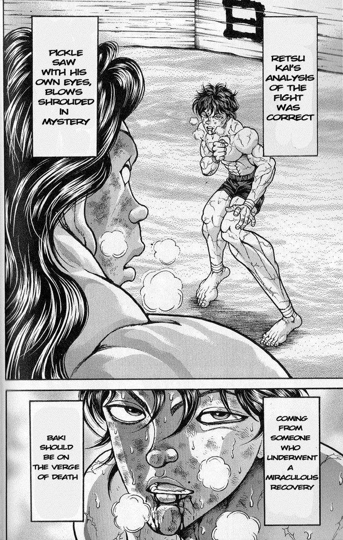 Hanma Baki Chapter 20.163 page 18 - Vol.20 Chapter 163: A piece of skin