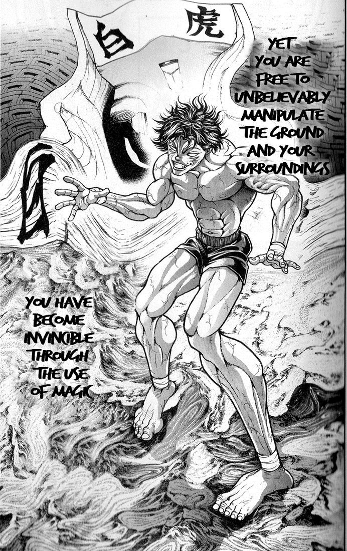 Hanma Baki Chapter 20.163 page 19 - Vol.20 Chapter 163: A piece of skin