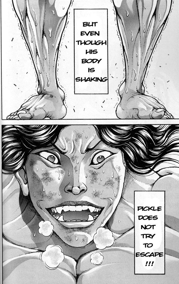 Hanma Baki Chapter 20.163 page 20 - Vol.20 Chapter 163: A piece of skin