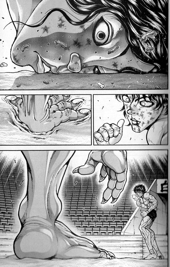 Hanma Baki Chapter 20.163 page 3 - Vol.20 Chapter 163: A piece of skin
