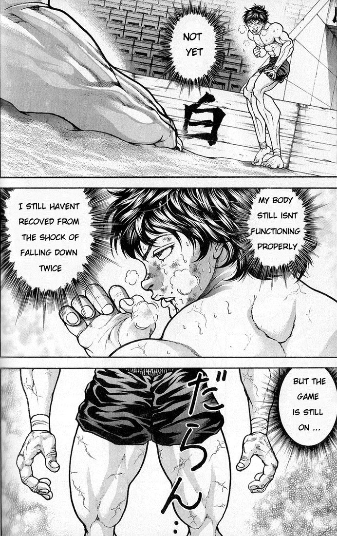 Hanma Baki Chapter 20.164 page 10 - Vol.20 Chapter 164: A Flat Blow