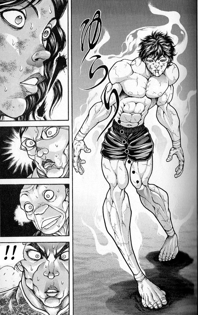 Hanma Baki Chapter 20.164 page 11 - Vol.20 Chapter 164: A Flat Blow