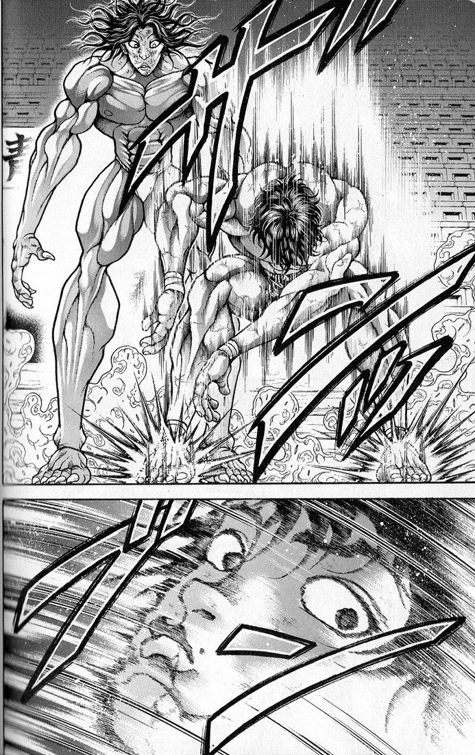 Hanma Baki Chapter 20.164 page 16 - Vol.20 Chapter 164: A Flat Blow