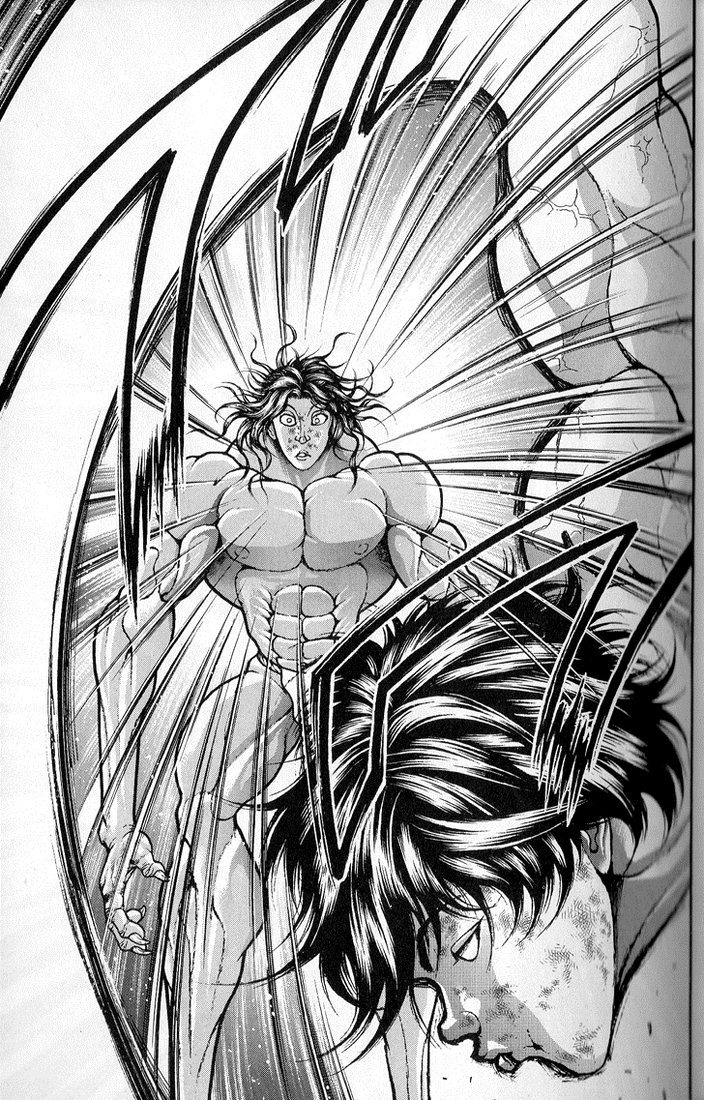 Hanma Baki Chapter 20.164 page 17 - Vol.20 Chapter 164: A Flat Blow