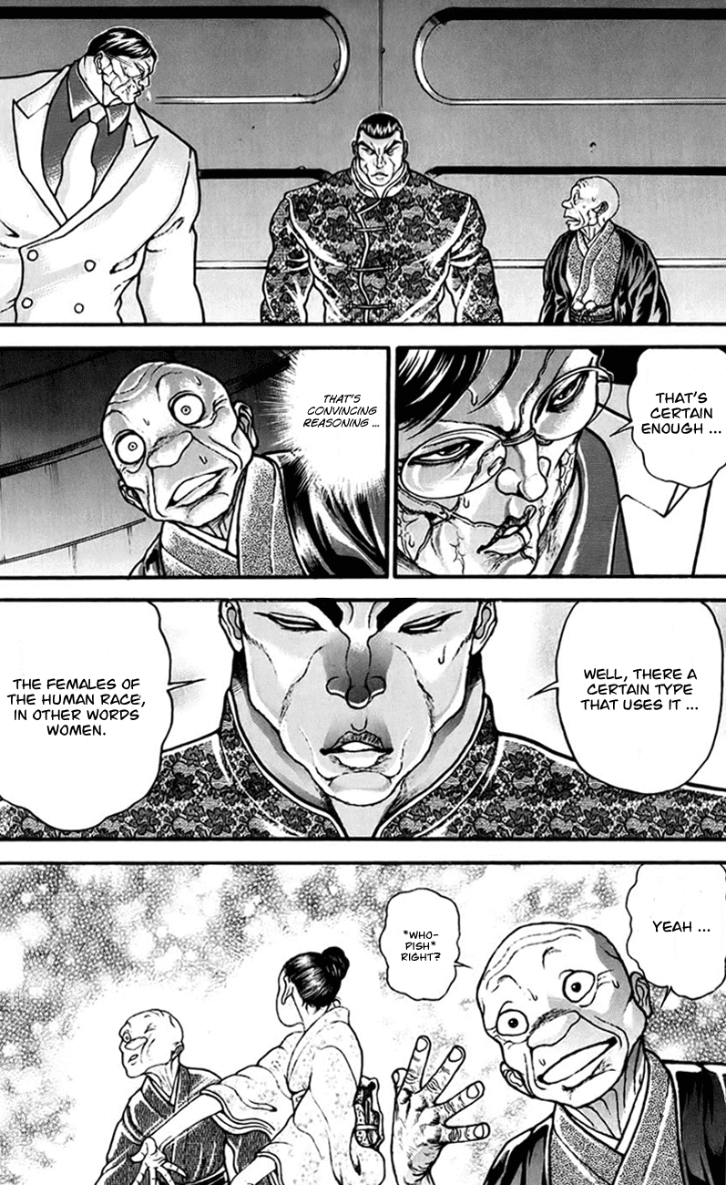 Hanma Baki Chapter 20.165 page 18 - Vol.20 Chapter 165: Columbus' Egg
