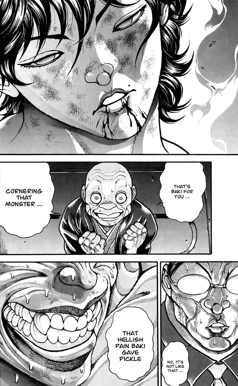 Hanma Baki Chapter 20.165 page 22 - Vol.20 Chapter 165: Columbus' Egg