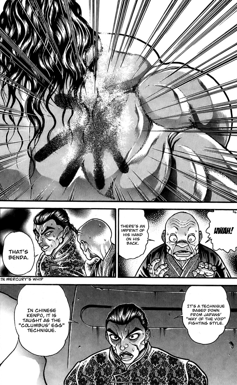 Hanma Baki Chapter 20.165 page 8 - Vol.20 Chapter 165: Columbus' Egg