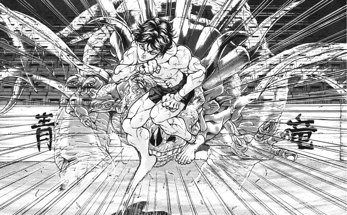 Hanma Baki Chapter 21.168 page 17 - Vol.21 Chapter 168: First Confrontation