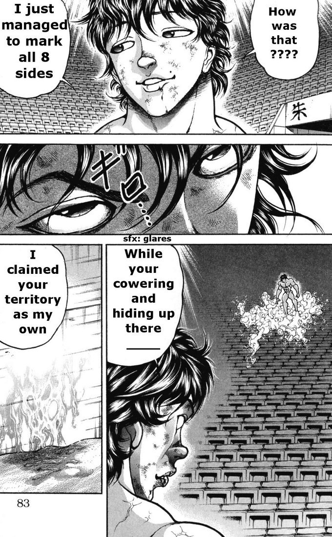 Hanma Baki Chapter 21.170 page 14 - Vol.21 Chapter 170: The wind in the willow