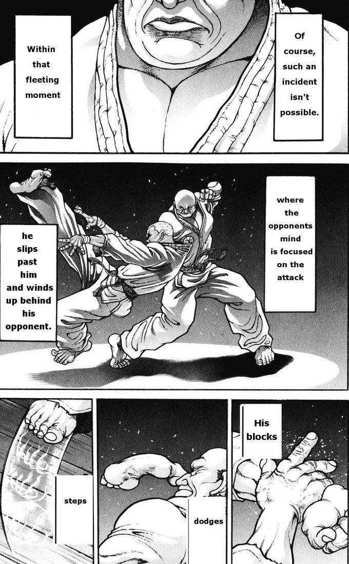 Hanma Baki Chapter 21.173 page 12 - Vol.21 Chapter 173: Like a butterfly