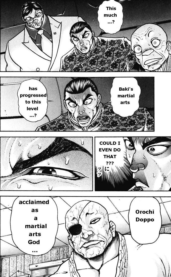 Hanma Baki Chapter 21.173 page 17 - Vol.21 Chapter 173: Like a butterfly