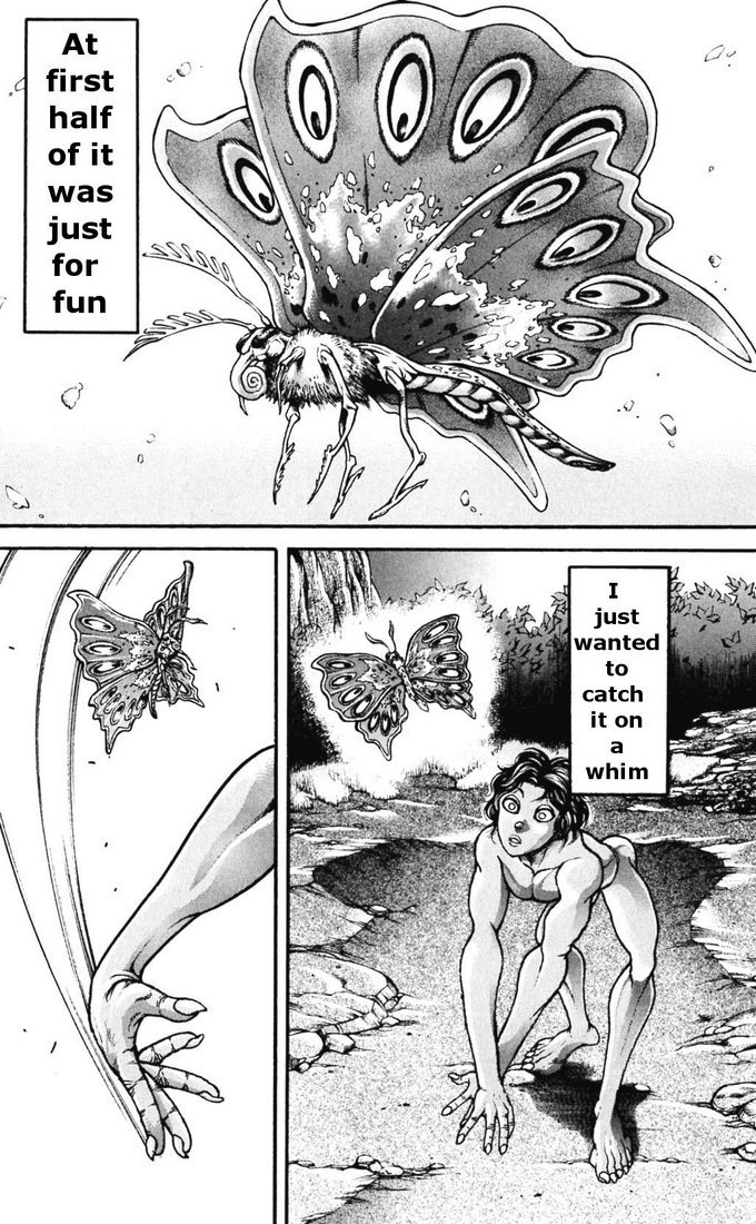 Hanma Baki Chapter 21.173 page 4 - Vol.21 Chapter 173: Like a butterfly
