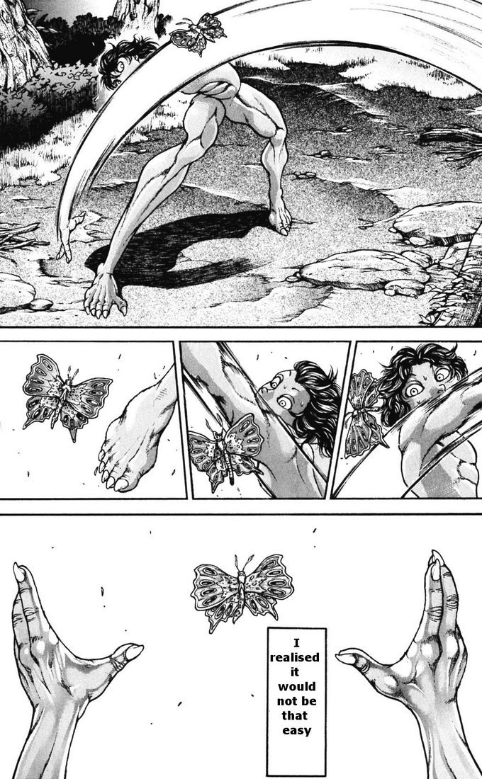 Hanma Baki Chapter 21.173 page 5 - Vol.21 Chapter 173: Like a butterfly