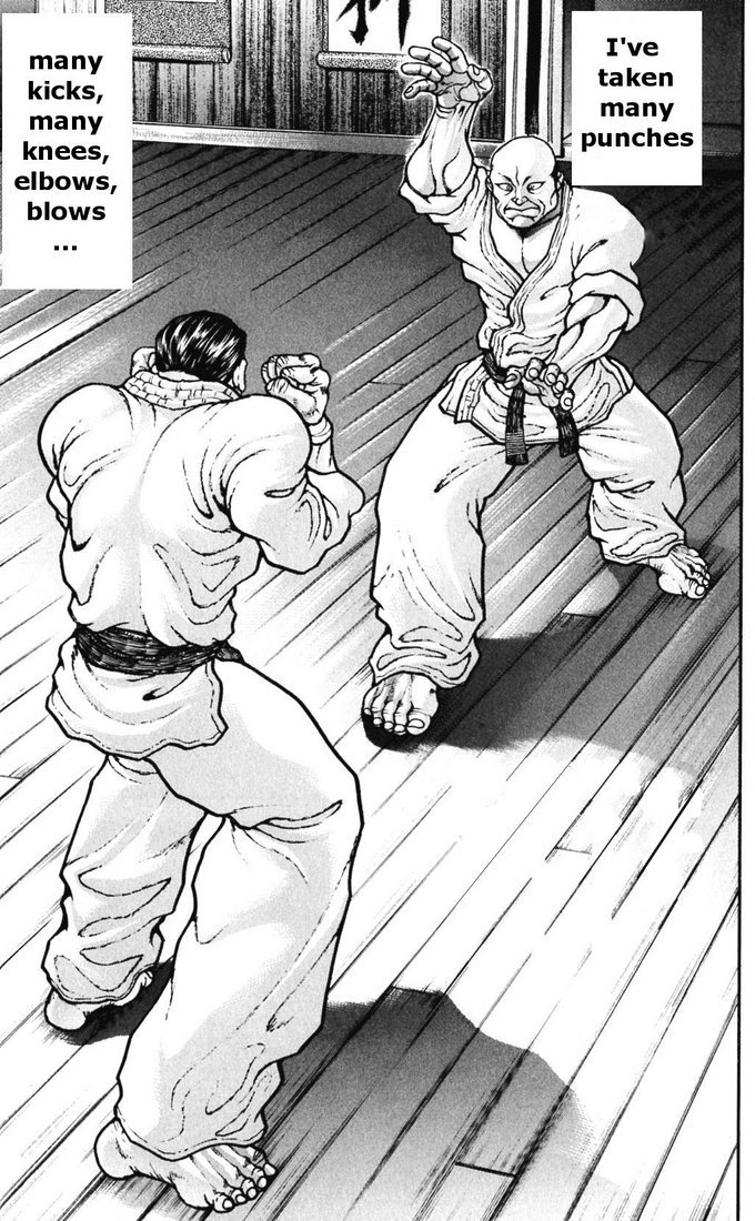 Hanma Baki Chapter 21.173 page 8 - Vol.21 Chapter 173: Like a butterfly
