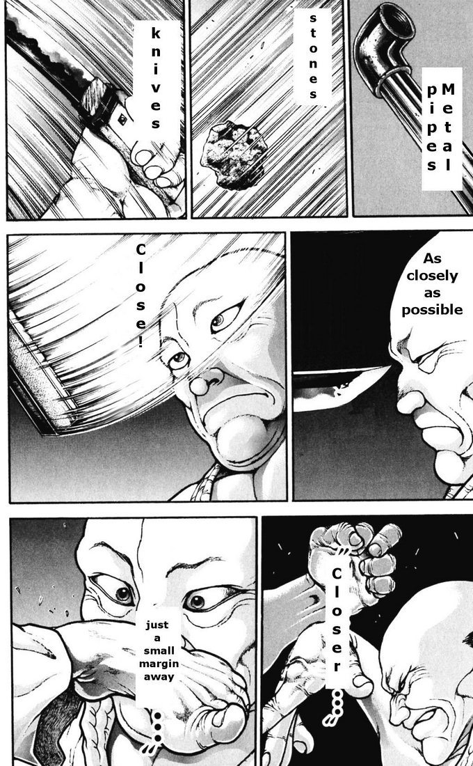 Hanma Baki Chapter 21.173 page 9 - Vol.21 Chapter 173: Like a butterfly