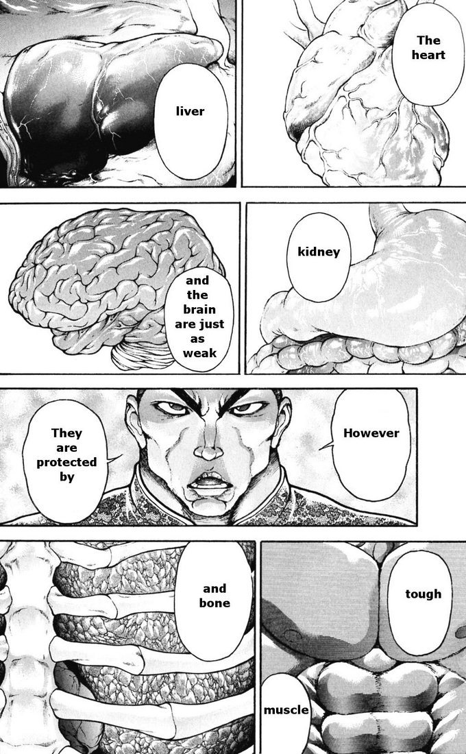 Hanma Baki Chapter 21.174 page 12 - Vol.21 Chapter 174: The Pain
