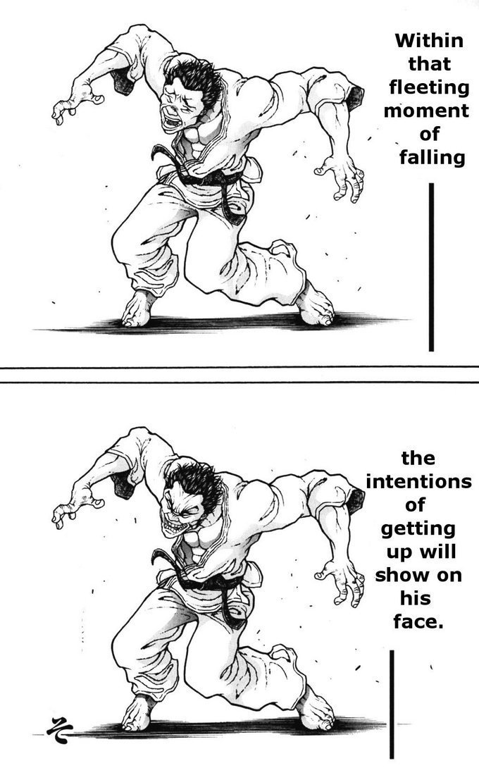 Hanma Baki Chapter 21.174 page 18 - Vol.21 Chapter 174: The Pain