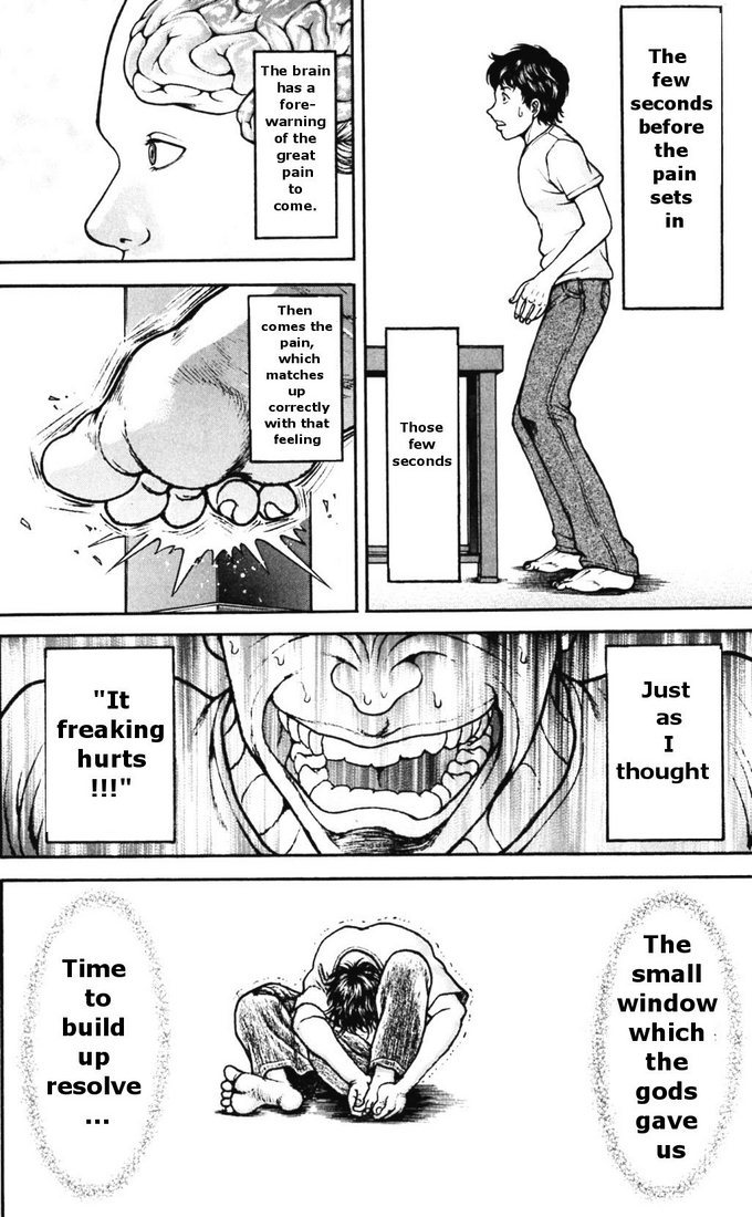 Hanma Baki Chapter 21.174 page 4 - Vol.21 Chapter 174: The Pain
