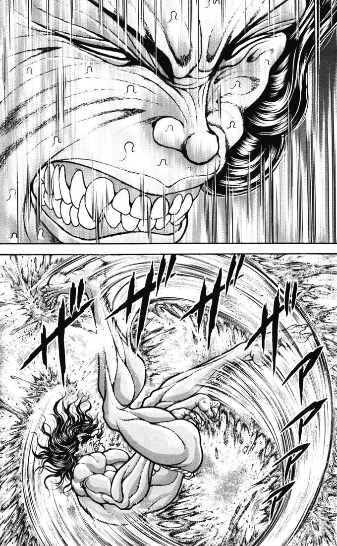 Hanma Baki Chapter 21.174 page 8 - Vol.21 Chapter 174: The Pain