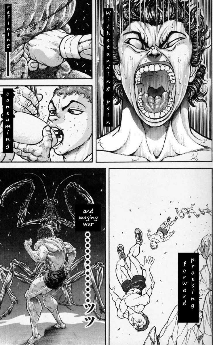 Hanma Baki Chapter 22.177 page 10 - Vol.22 Chapter 177: Veteran Flaws