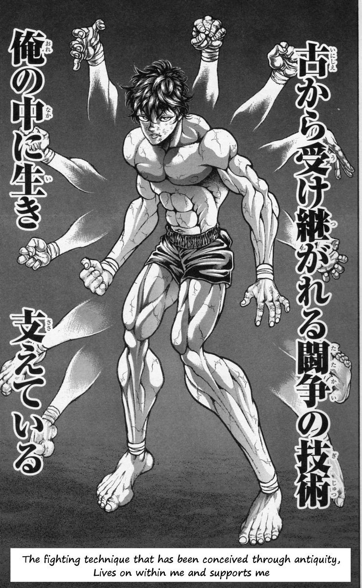 Hanma Baki Chapter 22.177 page 12 - Vol.22 Chapter 177: Veteran Flaws