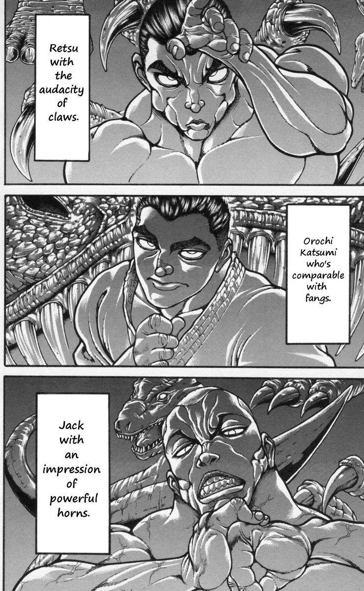 Hanma Baki Chapter 22.177 page 19 - Vol.22 Chapter 177: Veteran Flaws